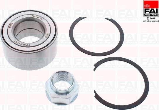 FAI AutoParts FWBK1103 - Wheel hub, bearing Kit autospares.lv