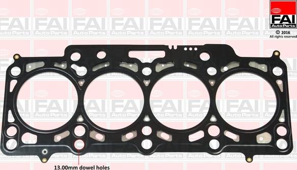 FAI AutoParts HG1662B - Gasket, cylinder head autospares.lv