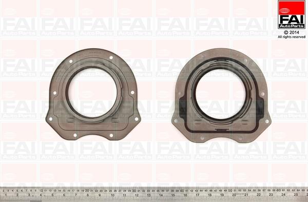 FAI AutoParts OS1002R - Shaft Seal, crankshaft autospares.lv