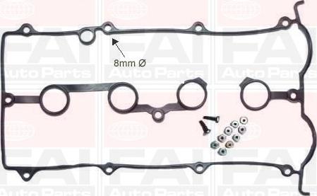 FAI AutoParts RC1595S - Gasket, cylinder head cover autospares.lv