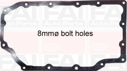 FAI AutoParts SG853 - Gasket, oil sump autospares.lv