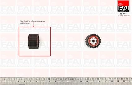 FAI AutoParts T9443 - Deflection / Guide Pulley, timing belt autospares.lv