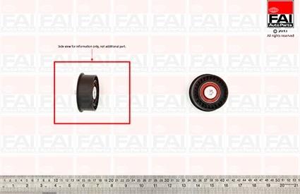 FAI AutoParts T9400 - Deflection / Guide Pulley, timing belt autospares.lv