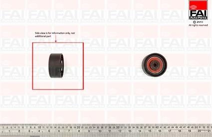 FAI AutoParts T9594 - Pulley, v-ribbed belt autospares.lv