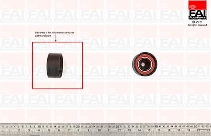 FAI AutoParts T9568 - Deflection / Guide Pulley, timing belt autospares.lv