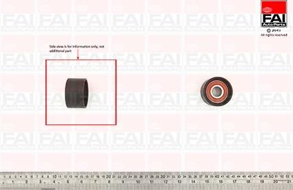 FAI AutoParts T9515 - Deflection / Guide Pulley, timing belt autospares.lv