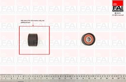 FAI AutoParts T9512 - Deflection / Guide Pulley, timing belt autospares.lv