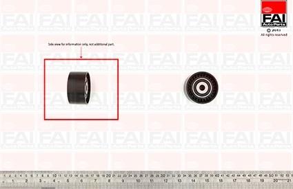 FAI AutoParts T9387 - Deflection / Guide Pulley, timing belt autospares.lv