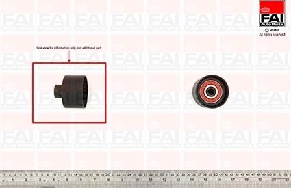 FAI AutoParts T9322 - Deflection / Guide Pulley, timing belt autospares.lv