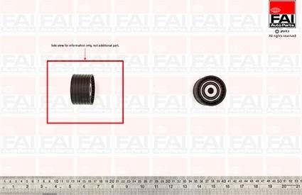 FAI AutoParts T9370 - Deflection / Guide Pulley, timing belt autospares.lv