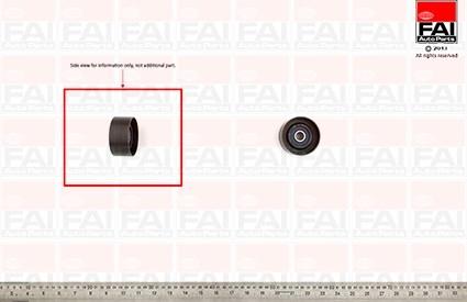FAI AutoParts T9255 - Deflection / Guide Pulley, timing belt autospares.lv