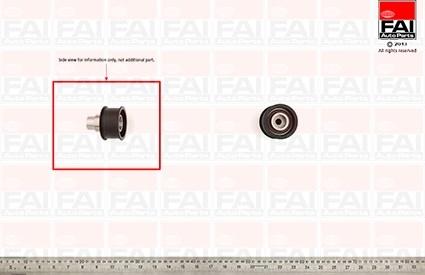 FAI AutoParts T9263 - Deflection / Guide Pulley, timing belt autospares.lv