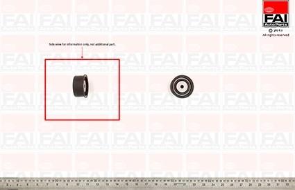 FAI AutoParts T9262 - Deflection / Guide Pulley, timing belt autospares.lv