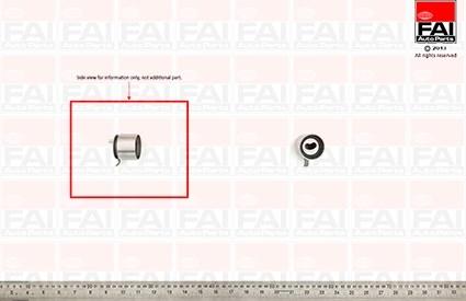 FAI AutoParts T9267 - Tensioner Pulley, timing belt autospares.lv