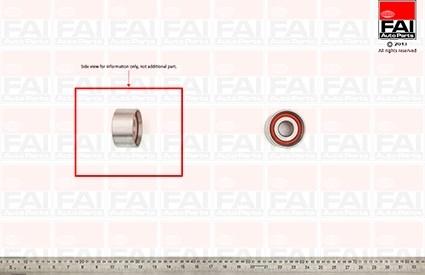 FAI AutoParts T9277 - Deflection / Guide Pulley, timing belt autospares.lv