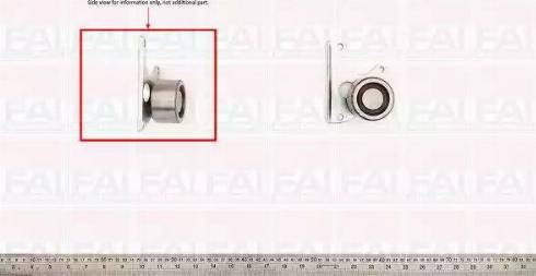 FAI AutoParts T3002 - Deflection / Guide Pulley, timing belt autospares.lv