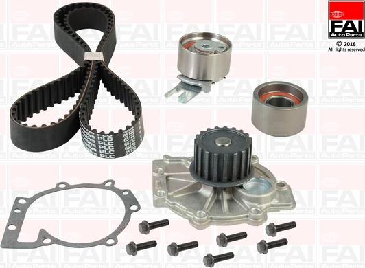 FAI AutoParts TBK458-6397 - Water Pump & Timing Belt Set autospares.lv