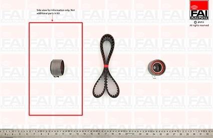 FAI AutoParts TBK464 - Timing Belt Set autospares.lv