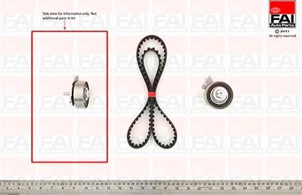 FAI AutoParts TBK53 - Timing Belt Set autospares.lv