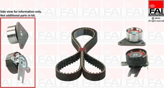 FAI AutoParts TBK521 - Timing Belt Set autospares.lv