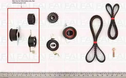 FAI AutoParts TBK06 - Timing Belt Set autospares.lv