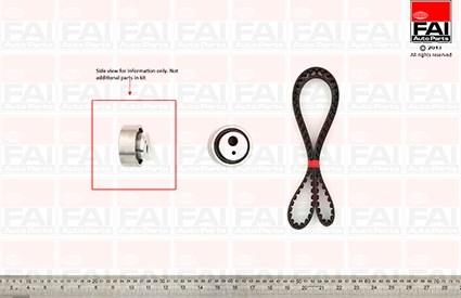 FAI AutoParts TBK08 - Timing Belt Set autospares.lv