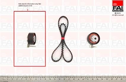 FAI AutoParts TBK145 - Timing Belt Set autospares.lv