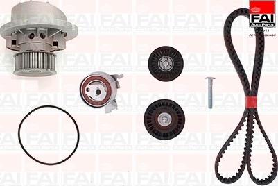 FAI AutoParts TBK156-6382 - Water Pump & Timing Belt Set autospares.lv