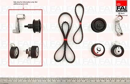 FAI AutoParts TBK160 - Timing Belt Set autospares.lv