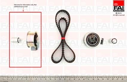 FAI AutoParts TBK161 - Timing Belt Set autospares.lv