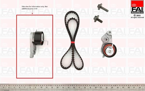 FAI AutoParts TBK104 - Timing Belt Set autospares.lv