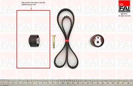 FAI AutoParts TBK114 - Timing Belt Set autospares.lv