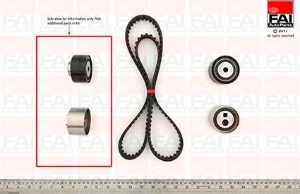 FAI AutoParts TBK110 - Timing Belt Set autospares.lv