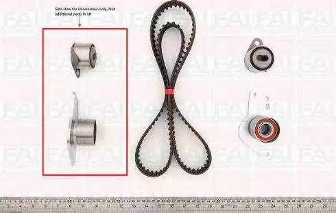 FAI AutoParts TBK134 - Timing Belt Set autospares.lv