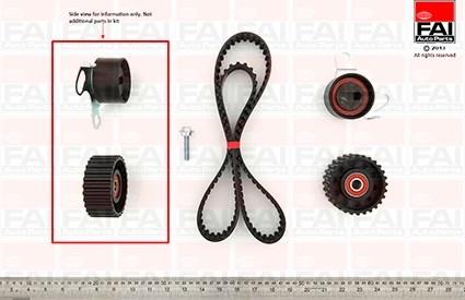 FAI AutoParts TBK125 - Timing Belt Set autospares.lv