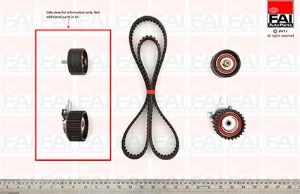 FAI AutoParts TBK174 - Timing Belt Set autospares.lv