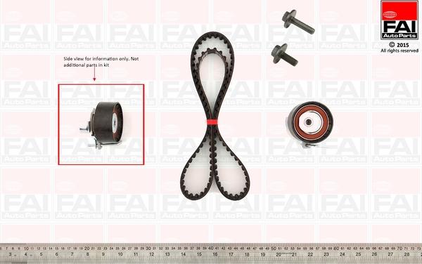 FAI AutoParts TBK177 - Timing Belt Set autospares.lv