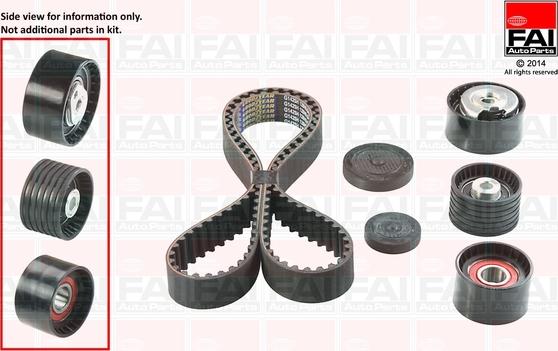 FAI AutoParts TBK352 - Timing Belt Set autospares.lv