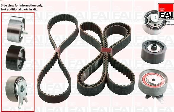 FAI AutoParts TBK336 - Timing Belt Set autospares.lv