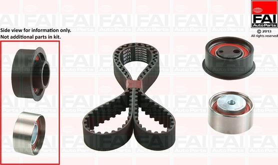 FAI AutoParts TBK370 - Timing Belt Set autospares.lv