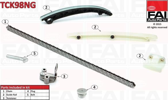 FAI AutoParts TCK98NG - Timing Chain Kit autospares.lv