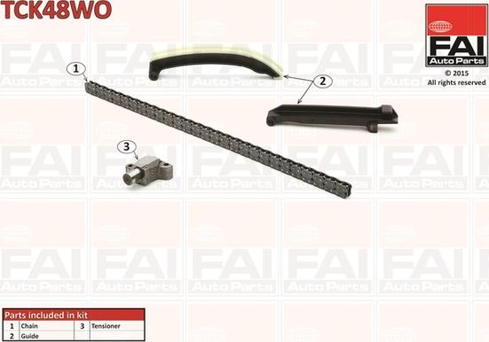 FAI AutoParts TCK48WO - Timing Chain Kit autospares.lv