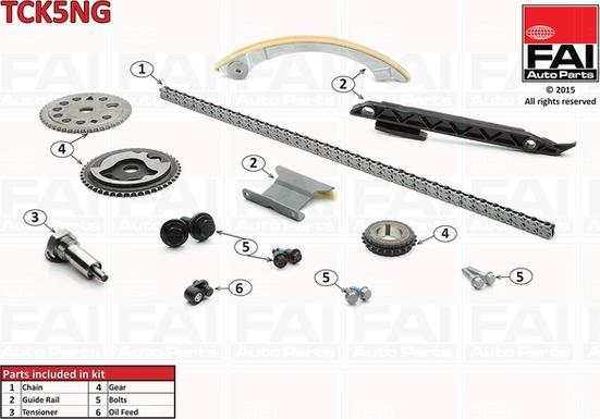 FAI AutoParts TCK5NG - Timing Chain Kit autospares.lv