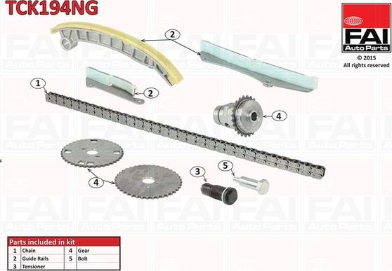 FAI AutoParts TCK194NG - Timing Chain Kit autospares.lv