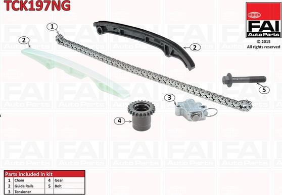 FAI AutoParts TCK197NG - Timing Chain Kit autospares.lv