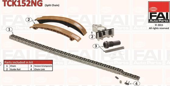 FAI AutoParts TCK152NG - Timing Chain Kit autospares.lv