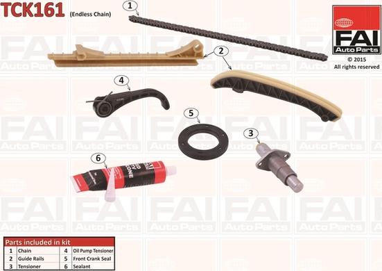 FAI AutoParts TCK161 - Timing Chain Kit autospares.lv