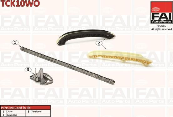 FAI AutoParts TCK10WO - Timing Chain Kit autospares.lv