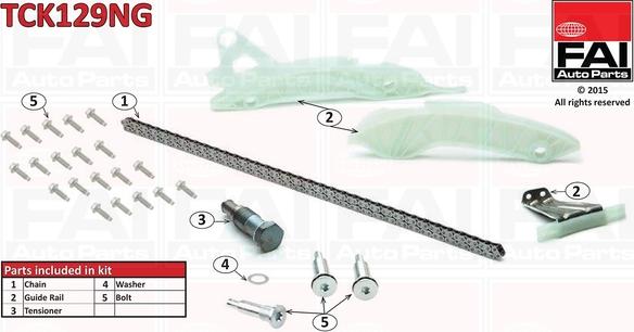 FAI AutoParts TCK129NG - Timing Chain Kit autospares.lv