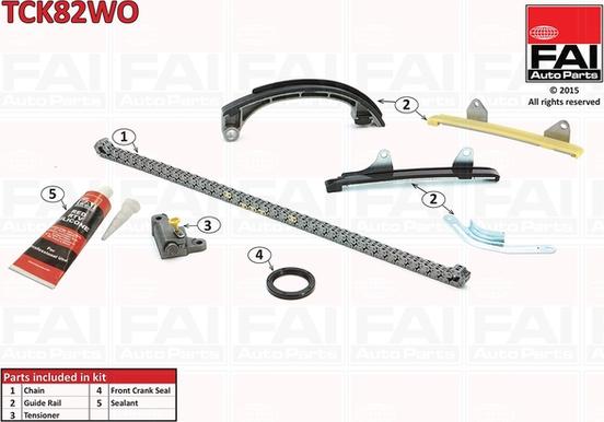 FAI AutoParts TCK82WO - Timing Chain Kit autospares.lv